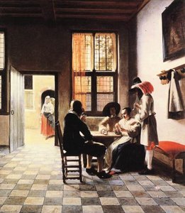 Cardplayers — Pieter De Hooch