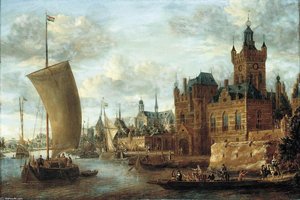 River Landscape — Jacobus Storck