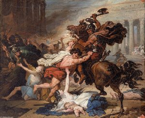 Study For Destruction Of Jerusalem — François Joseph Heim