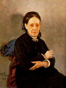 Portrait Of Nadezhda Stasova — Ilya Yefimovich Repin