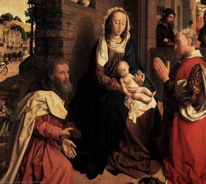 Monforte Altarpiece (detail) (28) — Hugo Van Der Goes, Northern Renaissance