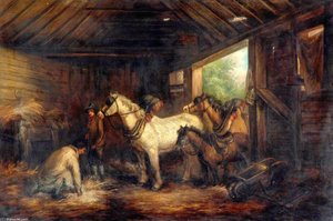 Interior Of A Stable — George Morland