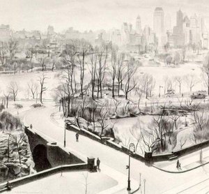View Of Central Park — Charles Rettew Sheeler Junior
