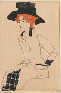 Portrait Of A Woman 2 — Egon Schiele, Expressionism