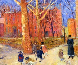 29 Washington Square — William James Glackens, Impressionism