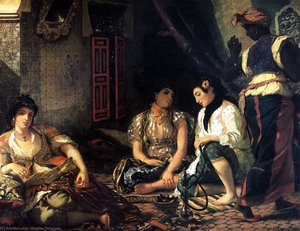 The Women Of Algiers — Eugène Delacroix, Romanticism
