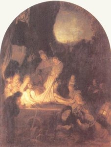 The Entombment — Rembrandt Van Rijn, Baroque