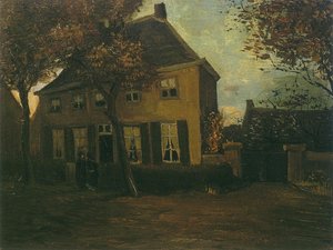 Vicarage At Nuenen (also Known As The Vicarage At Nuenen) — Vincent Willem Van Gogh, Post-impressionism