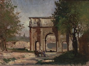 The Arch Of Constantine In Rome — Matsuoka Eikyu