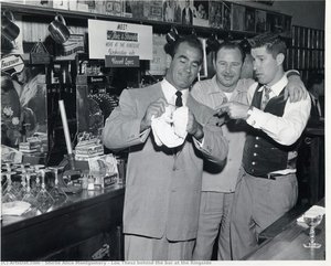 Lou Thesz Behind The Bar At The Ringside — Shirlie Alice Montgomery