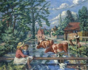 Rural Scene — Theodor Kern