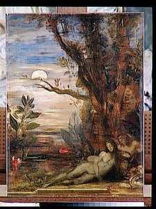 La Vie De L'humanité L'age D'or, Adam Le Soir. Le Sommeil — Gustave Moreau