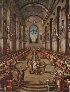 The Observant Friars In The Refectory — Alessandro Magnasco, Baroque
