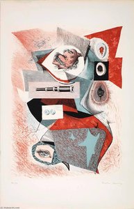Septieme Peril, From The Portfolio Les 7 Perils Spectraux — Dorothea Tanning