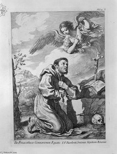 S. Francis In Prayer — Giovanni Battista Piranesi