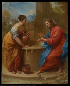 Christ And The Woman Of Samaria — Benedetto Luti