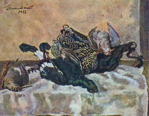 Still Life. Grouse And Woodcock. — Pyotr Konchalovsky