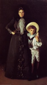 Mrs Edward L. Davis And Her Son Livingston Davis — John Singer Sargent