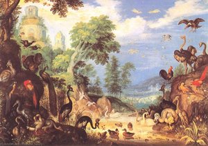 Landscape With Birds — Roelandt Savery