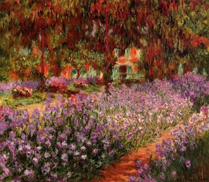 The Garden (aka Irises) — Claude Monet, Impressionism
