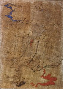 Fish Drawn On The Sand — André Masson