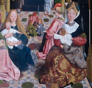 The Holy Kinship (detail) (10) — Geertgen Tot Sint Jans