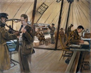 The Royal Army Medical Corps in Training, Blackpool The Medical Inspection Room and Dispensary