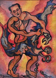 Prométhée Et Le Vautour — Gormand Johé