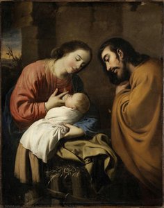 The Holy Family — Francisco De Zurbarán, Baroque Style