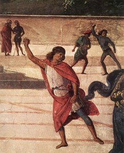 Christ Handing The Keys To St Peter (detail) — Vannucci Pietro (le Perugin)