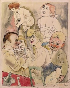 The Birthday Celebration — George Grosz