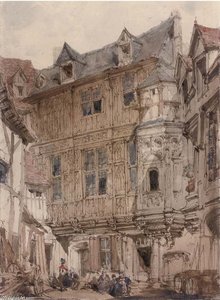 Backstreets Of Rouen — Joseph Nash The Younger