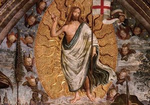 The Resurrection (center View) — Pinturicchio