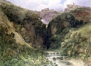The Falls Of Tivoli — William Wyld