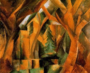 The Park Of Carrières Saint-denis — Georges Braque, Cubism
