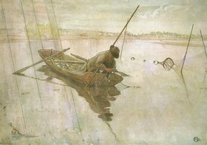 Fishing 1 — Carl Larsson