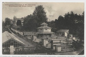 Hen Farm Belonging To Helena Paderewska \n[riond-bosson Near Morges In Switzerland] — Edouard Jean Regamey