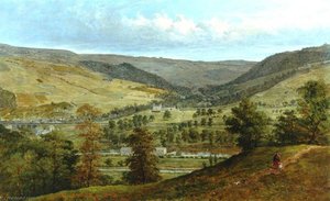 Cragg Valley And Stocks Hall From Broadbottom — John Holland