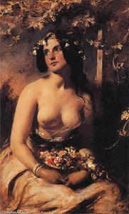 The Flower Girl — William Etty