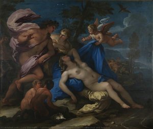 Paintings With Mythological Scenes -\n\nbacchus And Ariadne — Luca Giordano, Baroque
