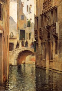 Venetian Canal — Julius Leblanc Stewart