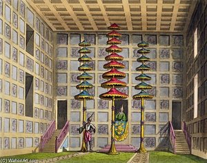 Audience Hall, Cochin China — Alessandro Sanquirico