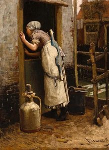 The Milkmaid — Bernardus Blommers
