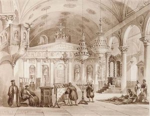 The Greek Church Of Baloukli Near Constantinople — Thomas Allom