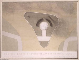 (design For Fountain, Ridgefield, Connecticut) — Cass Gilbert