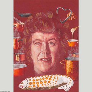 Julia Child — Boris Chaliapin