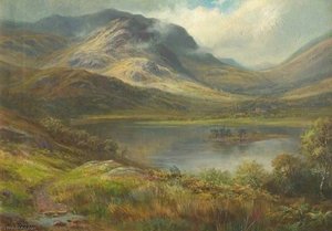 Grasmere And Holm Crag From Red Bank, Cumbria — William Lakin Turner