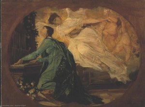 Orgelspielerin — Gustav Klimt, Vienna Secession