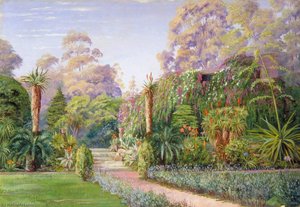 Scene In Dr Atherstone's Garden, Grahamstown — Marianne North