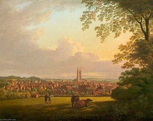 Derby from a Field Adjoining Abbey Barns